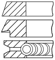 Goetze Engine Kolbenringsatz  08-326100-00