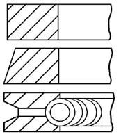 Goetze Engine Kolbenringsatz  08-336407-00