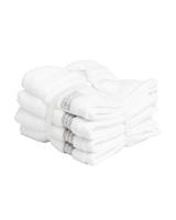 Gant Gästetuch, Organic Premium Towel, 4er Pack - 30x30 cm, Frottee Gästehandtücher weiß