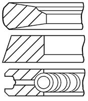 Goetze Engine Kolbenringsatz  08-143007-00