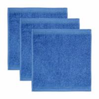 Möve Seiftuch Superwuschel 3er-Pack blau Gr. 30 x 30