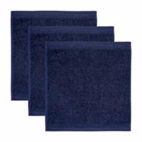 Möve Seiftuch Superwuschel 3er-Pack black denim Gr. 30 x 30