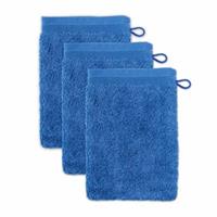 Möve Waschhandschuh Superwuschel 3er-Pack blau