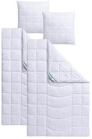 Fan Schlafkomfort Exklusiv Microfaserbettdecke + Kopfkissen Warmmax, (Spar-Set), kuscheliges Schlafgefühl, kochfeste Qualität