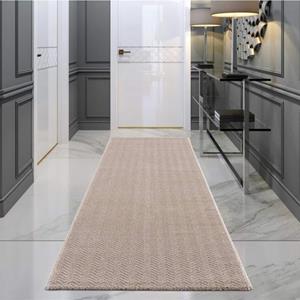 Carpet City Teppich Fancy, rechteckig, 12 mm Höhe, Kurzflor, Einfarbig, 3D-Optik, Wohnzimmer