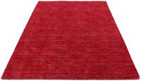 morgenland Design-vloerkleed Designer uni rosso 182 x 132 cm Zeer zachtpolig