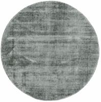 Carpetfine Teppich Ava, rund, 13 mm Höhe, Viskoseteppich, Seidenoptik, Wohnzimmer