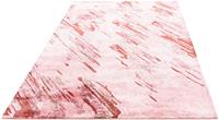 morgenland Design-vloerkleed Designer abstract roze 200 x 140 cm Handgeknoopt