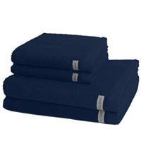 Ross 2 X Handtuch 2 X Duschtuch - Handtuch-Set Sinfonie Handtücher blau