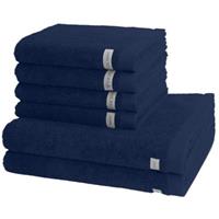 Ross 4 X Handtuch 2 X Duschtuch - Handtuch-Set Sinfonie Handtücher blau