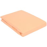 Estella Baumwolle Feinjersey Spannbettlaken 180x200 cm - 200x200 cm Apricot