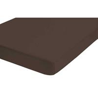 Biberna Jersey Elasthan Boxspringbett Spannbettlaken 90x200 cm - 100x200 cm Mahagoni