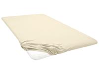 Biberna Jersey Elasthan Topper Spannbettlaken 180x200 cm - 200x220 cm Champagner