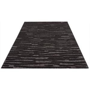 Carpet City Teppich SANTORINI 58394, rechteckig, 5 mm Höhe, 3D-Design: Flor erzeugt ein Hoch-Tief-Effekt, In- und Outdoor geeignet