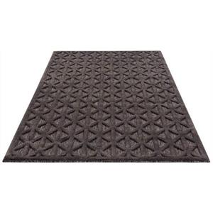 Carpet City Teppich SANTORINI 58500, rechteckig, 5 mm Höhe, 3D-Design: Flor erzeugt ein Hoch-Tief-Effekt, In- und Outdoor geeignet