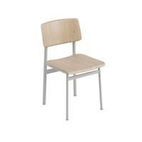 Muuto Loft Stoel - Grijs / Eiken