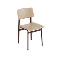 Muuto Loft Stoel - Deep Red / Eiken