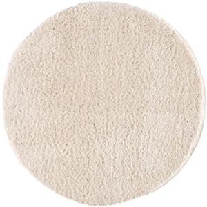 Carpet city Shaggy Pulpy Uni Einfarbig 100 Creme creme Gr. 200 x 200