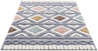 Carpet City Hochflor-Teppich Focus, rechteckig, 20 mm Höhe, 3D-Optik, Boho-Stil, Wohnzimmer