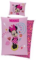 Disney dekbedovertrek Minnie Mouse 140 x 200/65 cm katoen roze