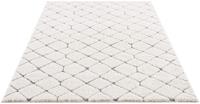 Carpet City Hochflor-Teppich Focus, rechteckig, 20 mm Höhe, 3D-Optik, Raute-Optik, Wohnzimmer