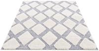 Carpet City Hoogpolig vloerkleed Focus 4497 bijzonder zacht, ruiten-look, 3d-effect