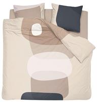 Damai Dekbedovertrek Miro Double Cream-Lits-jumeaux (240 x 200/220 cm)