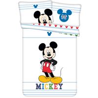 Merkloos Disney Mickey Mouse Baby Dekbedovertrek Smile - 100 X 135 Cm - Katoen