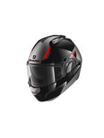 Shark Evo GT Sean Mat Anthracite Black Red AKR Modular Helmet