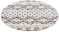 Carpet City Hoogpolig vloerkleed Focus 3050 Boho-vloerkleed, bijzonder zacht, 3D-effect, ruitdessin