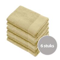 Walra Soft Cotton Handdoek 60 x 110 cm 550 gram Maisgeel - 6 stuks