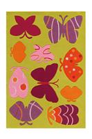 Kayoom Tapijt Spirit Glowy 3140 Multi Butterfly 110cm X 160cm