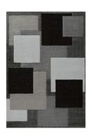 Kayoom Arte Espina Flachflorteppich Cool 646 Grau Schwarz 90cm X 160cm