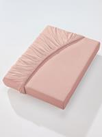 Estella Spannbettlaken Single-Jersey rosa Gr. 90-100 x 200