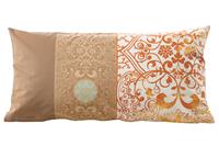 Bedtextiel in terracotta/turquoise van heine home