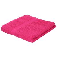 Towelcity Set van 8x stuks luxe handdoeken fuchsia roze 50 x 90 cm 550 grams -