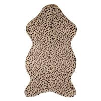 Luipaard dierenvel kleed 50 x 90 cm - dierenvellen kleden