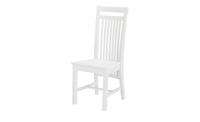 maison bleue Holzstuhl  Bendix ¦ weiß ¦ Maße (cm): B: 45,5 H: 103 T: 48  - Möbel Kraft