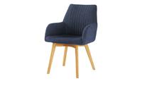 Woodford Polsterstuhl  Menda ¦ blau ¦ Maße (cm): B: 59 H: 87 T: 61  - Möbel Kraft