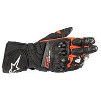 Alpinestars GP Plus R V2 Gloves, Race motorhandschoenen, Zwart-Rood Fluo