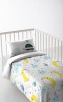 Cool Kids Bettbezug für Babybett  Reversibel (Mått: 80 cm spjälsäng (115 x 145 + 20 cm))
