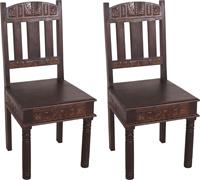 SIT Stuhl, (Set), 2 St., aus recyceltem Altholz