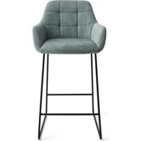 Jesper Home Noto - Real Teal, Counter stool Slide Black