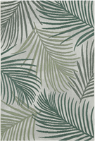Merinos Vloerkleed Voor Binnen en Buiten Groen/Crème-80 x 150 cm