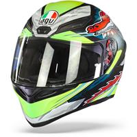 AGV K1 Multi Dundee Matt Lime Red