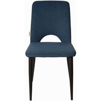 SIT MÖBEL SIT&CHAIRS Tom Tailor Stuhl, 2er-Set T-Velvet Chair, Sitz und Rücken gepolstert, blau