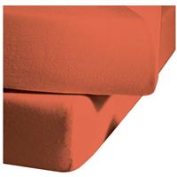 FLEURESSE Mako-Satin-Spannlaken colours chili 4071 - 