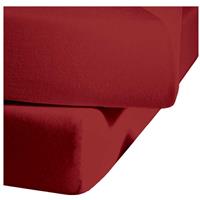 FLEURESSE Mako-Satin-Spannlaken colours bordeaux 4580 - 