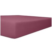 WäSCHEFABRIK KNEER E.K. Kneer Easy Stretch Spannbetttuch für Matratzen bis 30 cm Höhe Qualität 25 Farbe brombeer