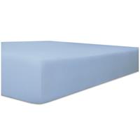 WäSCHEFABRIK KNEER E.K. Kneer Easy Stretch Spannbetttuch für Matratzen bis 30 cm Höhe Qualität 25 Farbe eisblau